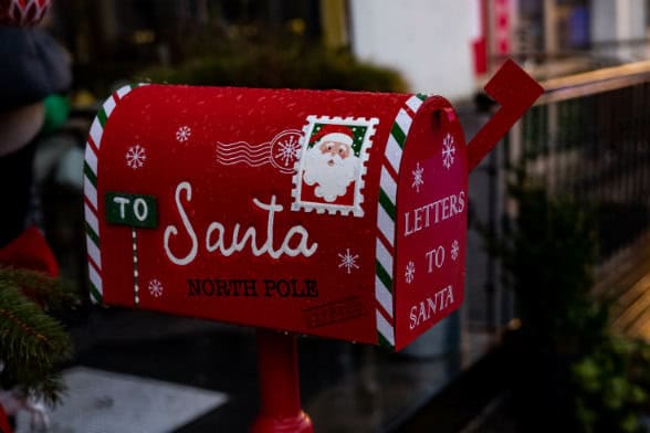 Santa Claus mailbox